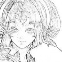 手描漫画人物素描