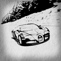 或者动漫人物的素描也行