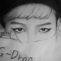 权志龙侧脸头像