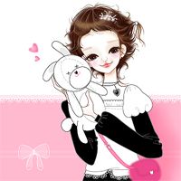 可爱小女生卡通系列微信头像