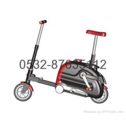 旅行箱式折叠自行车