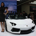 上海车展豪车盘点兰博基尼白色aventador
