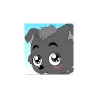 可爱动漫小灰灰头像