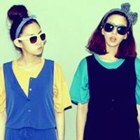 时尚搞怪的姐妹个性头像