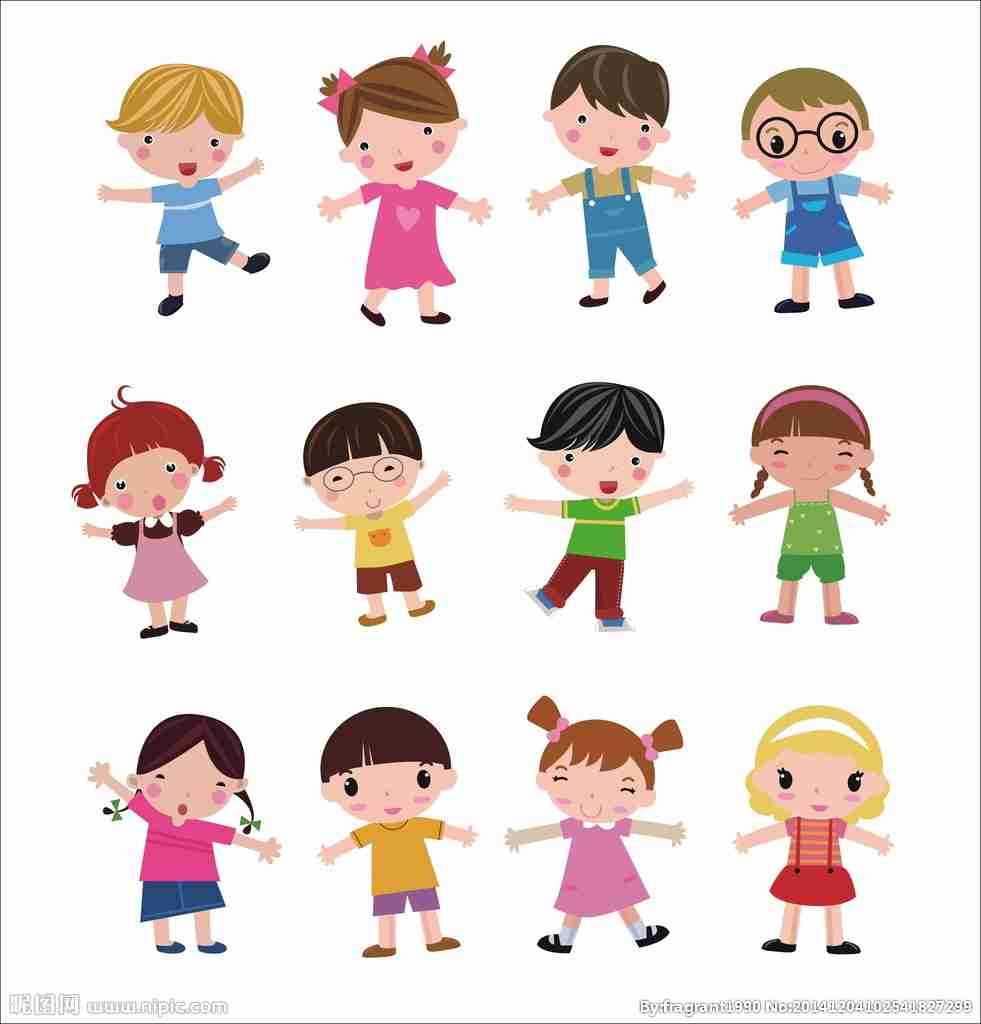 卡通可爱幼儿设计图__儿童幼儿