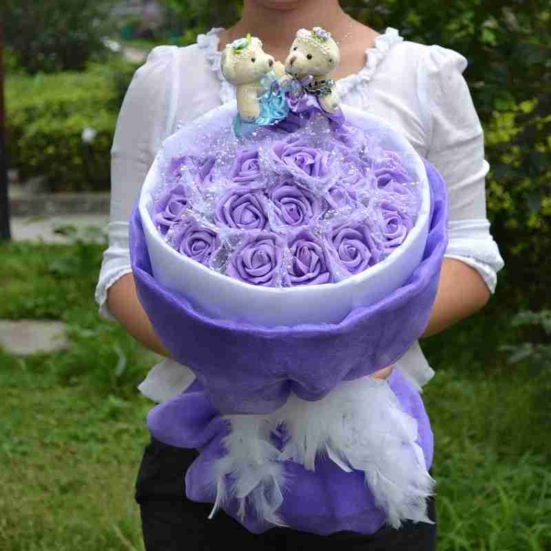 小熊公仔主婚车公仔