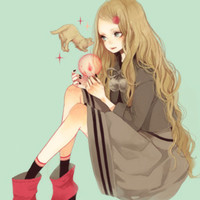 卡通简洁女生微信头像