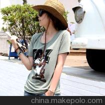 多图简约卡通t恤