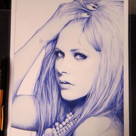 手绘女神爱谁明星