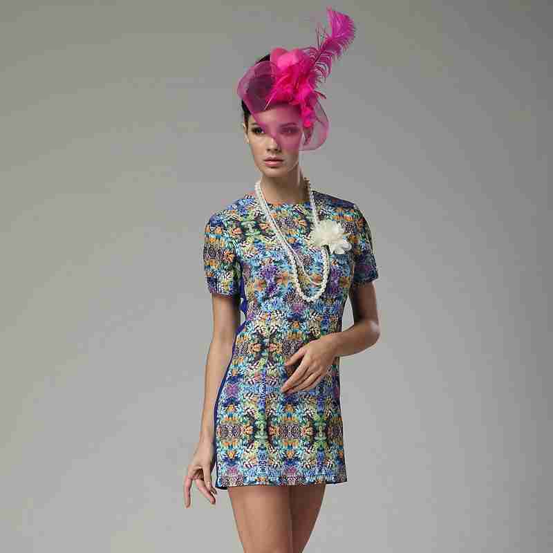 绚丽印花大牌感气质时尚