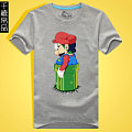 搞笑带字t恤男短袖