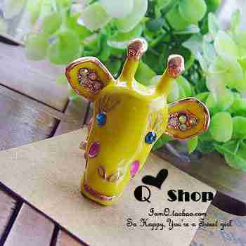 超大个巨夸张卡通长颈鹿小姐