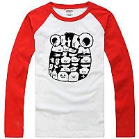 卡通图案纯棉长袖t恤