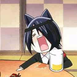 动漫非主流卡通头像_阿白狗神