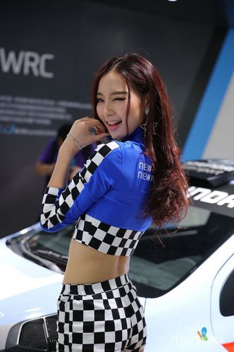 北京车展可爱搞怪车模组图