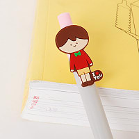 瓶身可爱的卡通动物的印花