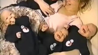 超级无敌可爱搞笑四胞胎宝宝