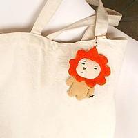 韩国romane卡通毛绒手机挂件|挂饰|hellogeeks狮子