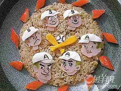 搞笑可爱的另类盒饭