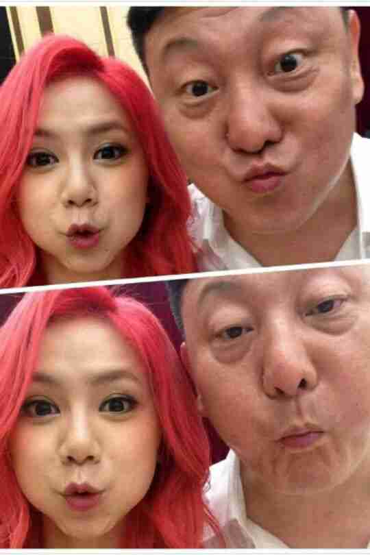 邓紫棋集齐两季歌手金鱼嘴