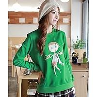 尚清纯甜美卡通可爱休闲