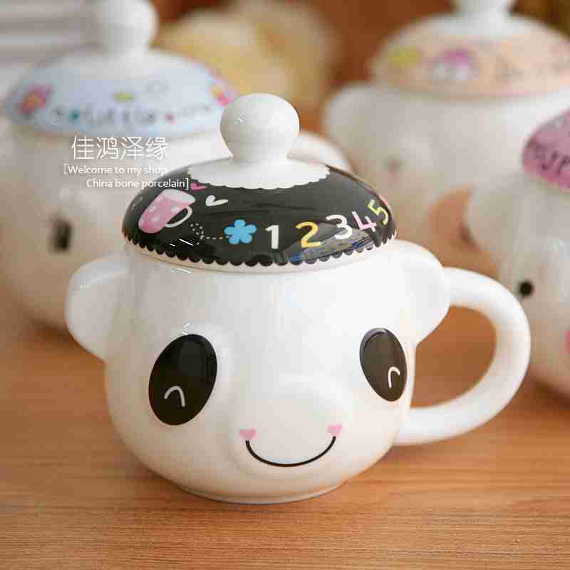 卡通情侣杯子头像图片大全