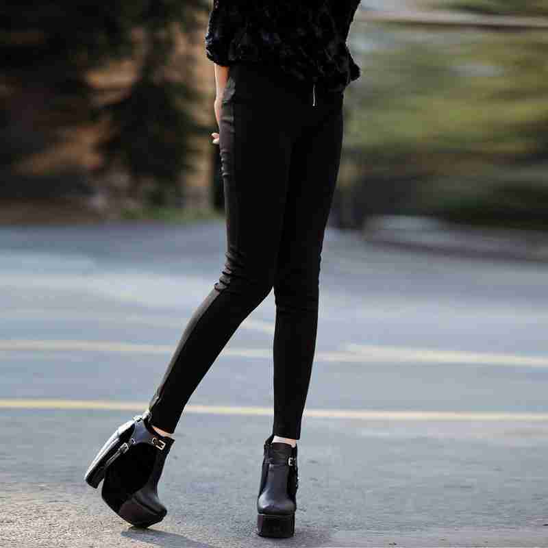 多图黑色拉链长裤怎么样