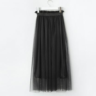 多图黑色雪纺拼接