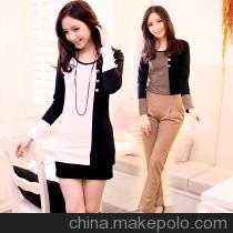 气质优雅花朵公主袖雪纺衫