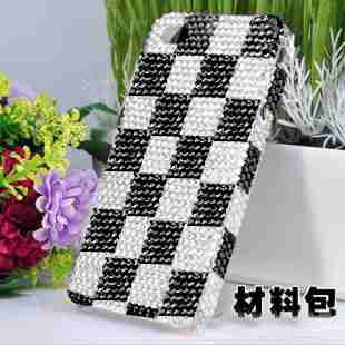 黑白控diy手机美容材料包套装