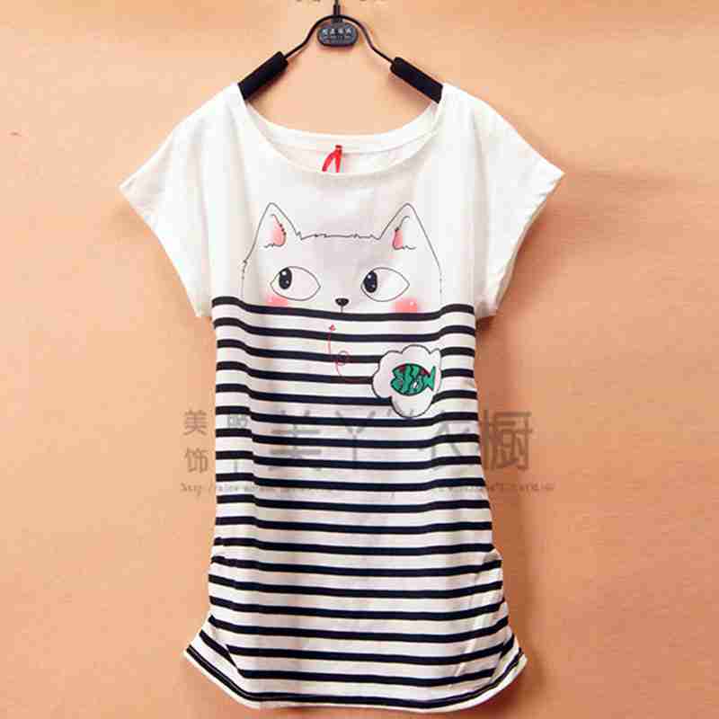 黑白条纹卡通猫咪