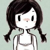可爱卡通小女生