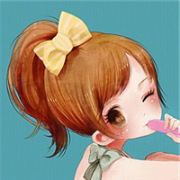 调皮可爱卡通女生