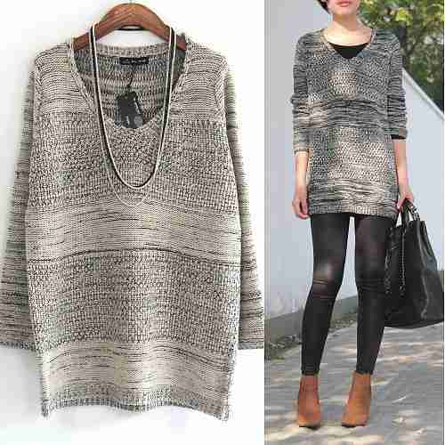 欧美风气质毛衣laugh珍