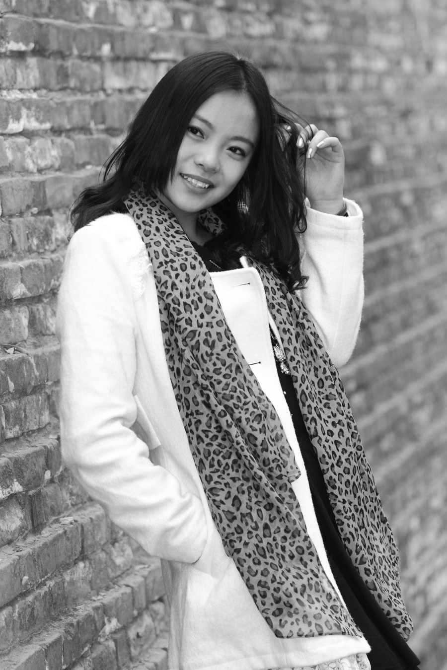 黑白女孩_人像摄影论坛