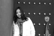 黑白女孩摄影图片西安人像摄影