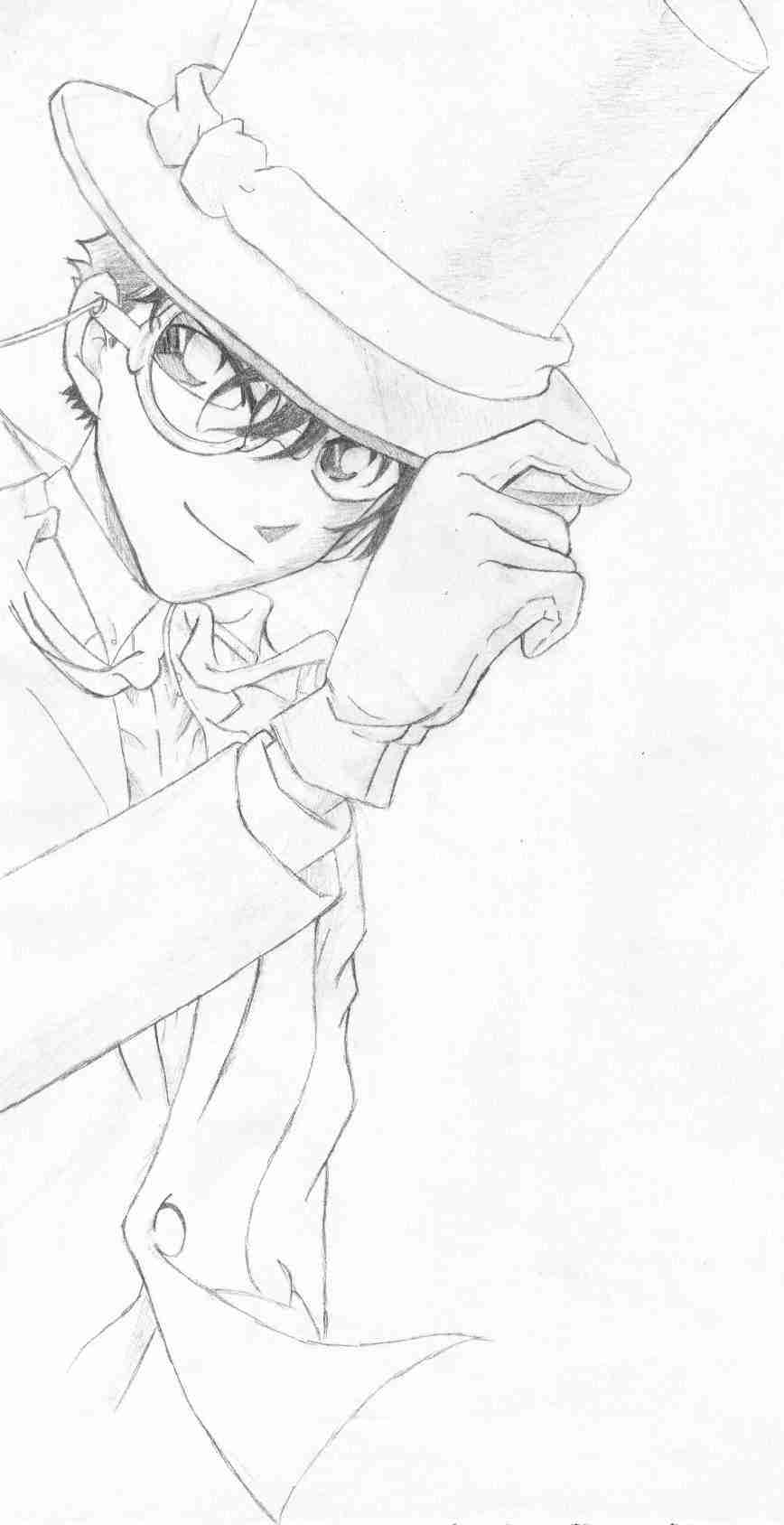 黑白手绘卡通头像