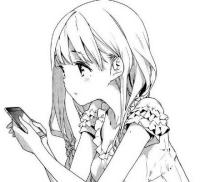 微信头像黑白动漫头像