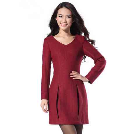 领七分袖收腰单排扣气质宝