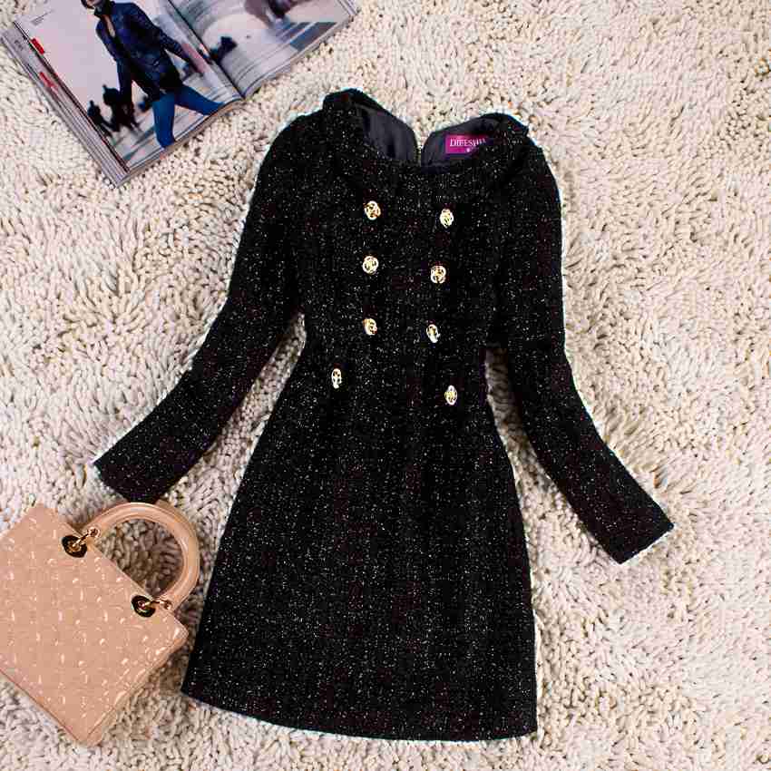 欧洲站高档修身气质女装