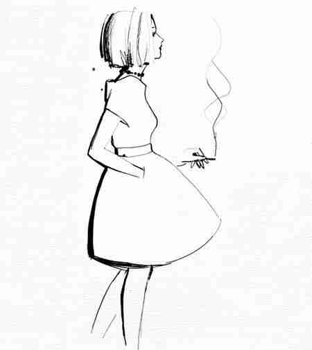 微信黑白头像要手绘的女