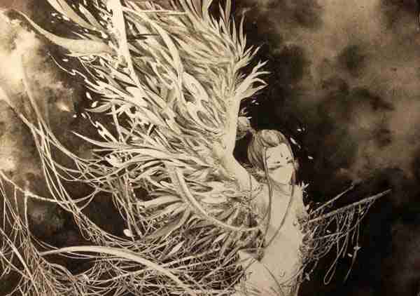 黑白手绘一些自己的手绘图~希望喜欢