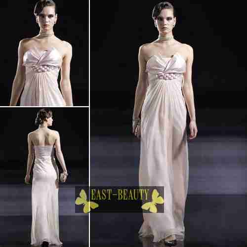 新娘敬酒晚装气质抹胸长裙