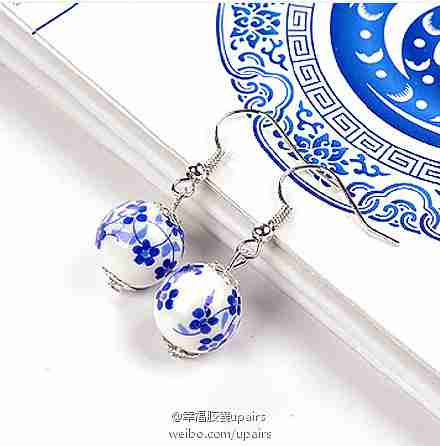 喜欢简单耳环陶瓷