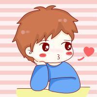 卡通的!一左一右