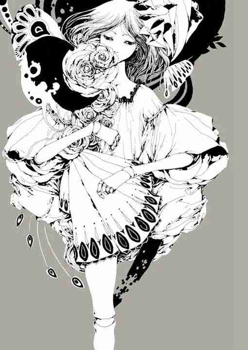 动漫手绘黑白_图片搜索