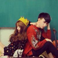 微信情侣黑白头像