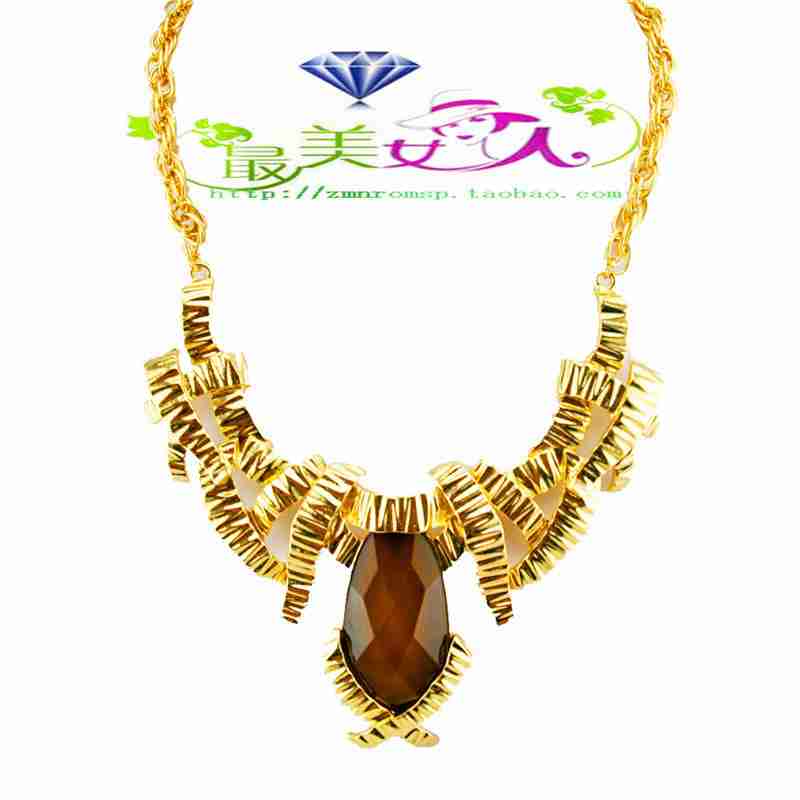 欧美时尚夸张复古质感mia女士