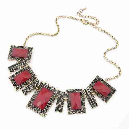 欧美时尚华贵伊人独特简爱项链几何项链