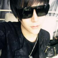 微信情侣头像黑白带墨镜